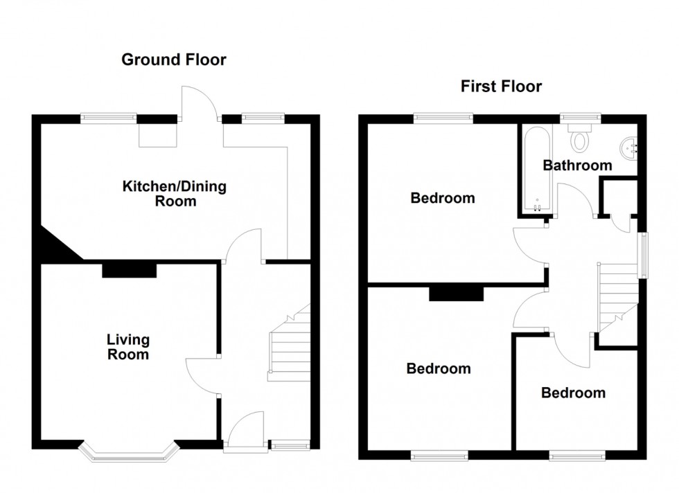 Floorplan for Hardy Avenue, Northfleet, Gravesend, Kent, DA11