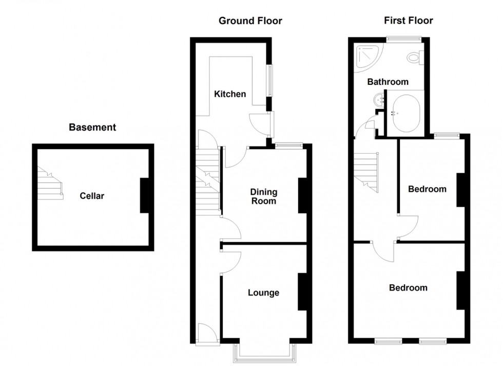 Floorplan for Lower Higham Road, Gravesend, Kent, DA12