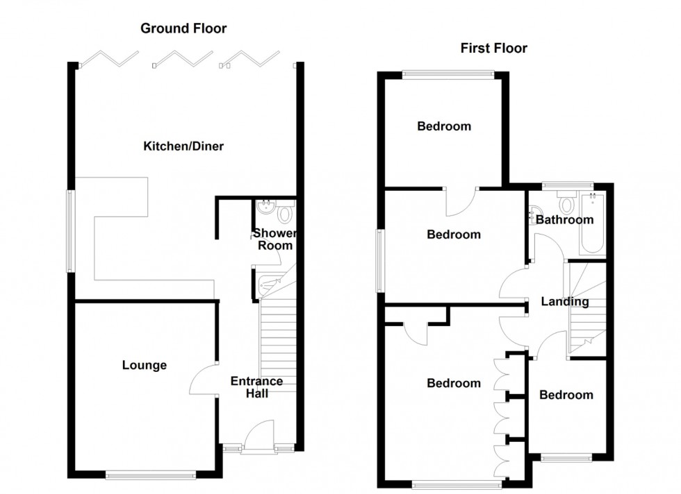 Floorplan for St Francis Avenue, Gravesend, Kent, DA12