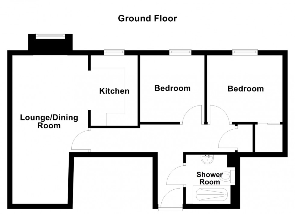 Floorplan for Regents Court, West Street, Gravesend, Kent, DA11