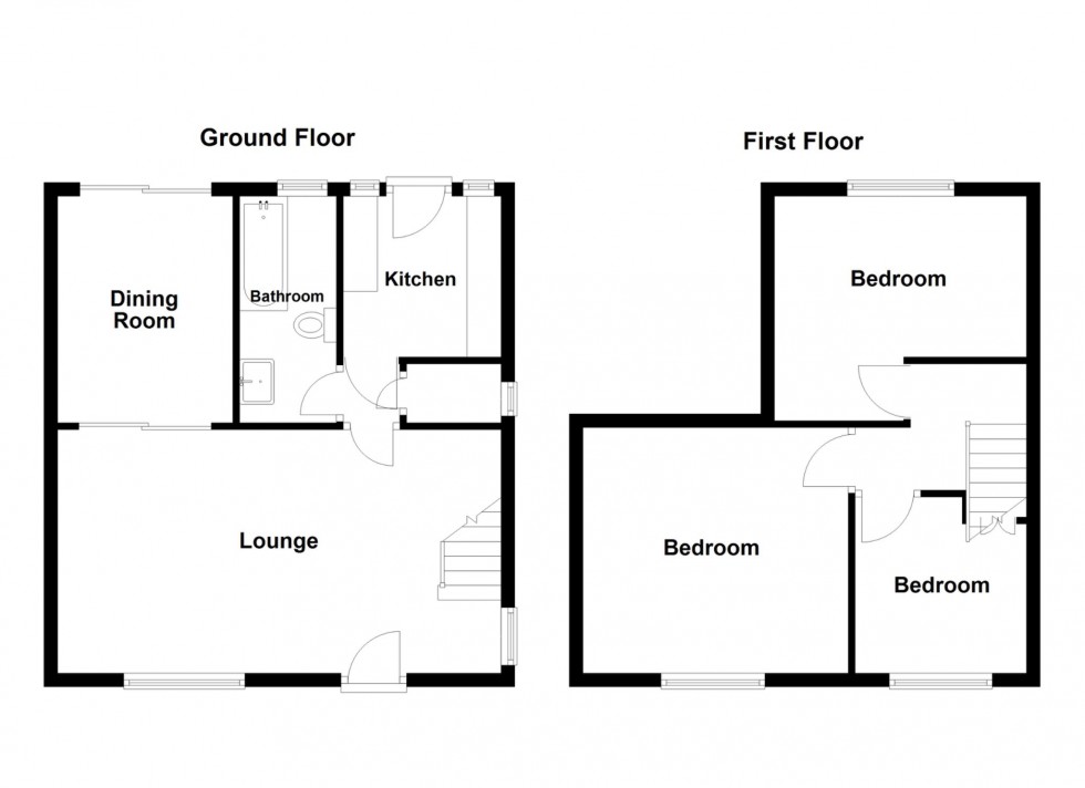Floorplan for Snelling Avenue, Northfleet, Gravesend, Kent, DA11