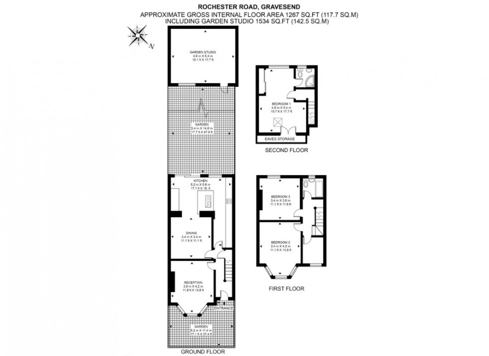 Floorplan for Rochester Road, Gravesend, Kent, DA12
