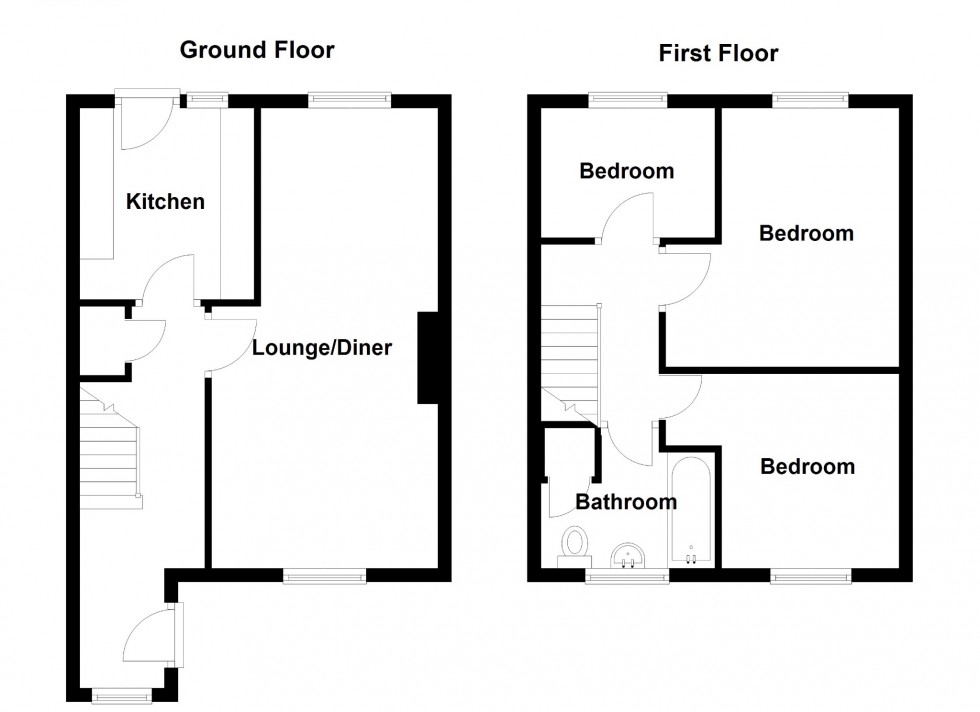 Floorplan for Orchard Road, Northfleet, Gravesend, Kent, DA11 8HU