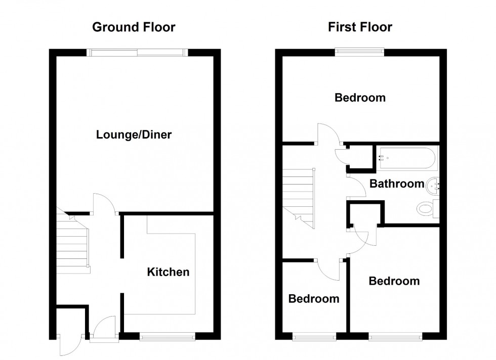 Floorplan for Thistledown, Gravesend, Kent, DA12 5EU