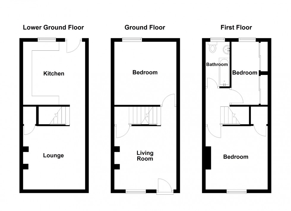 Floorplan for Denton Street, Gravesend, Kent, DA12 2QZ