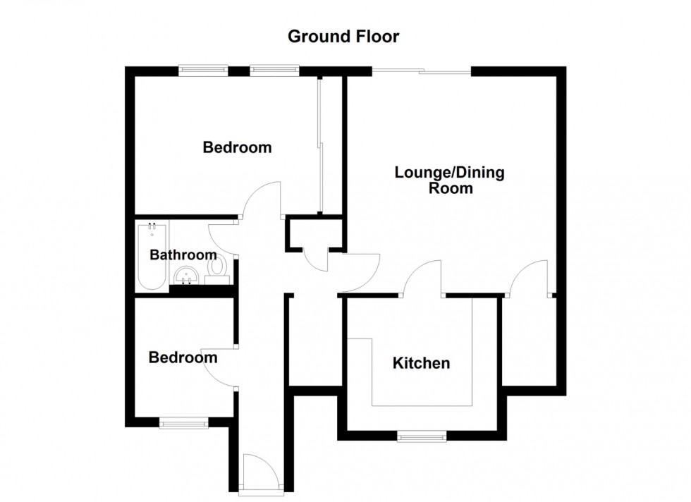 Floorplan for The Hollies, Gravesend, Kent, DA12 5EP