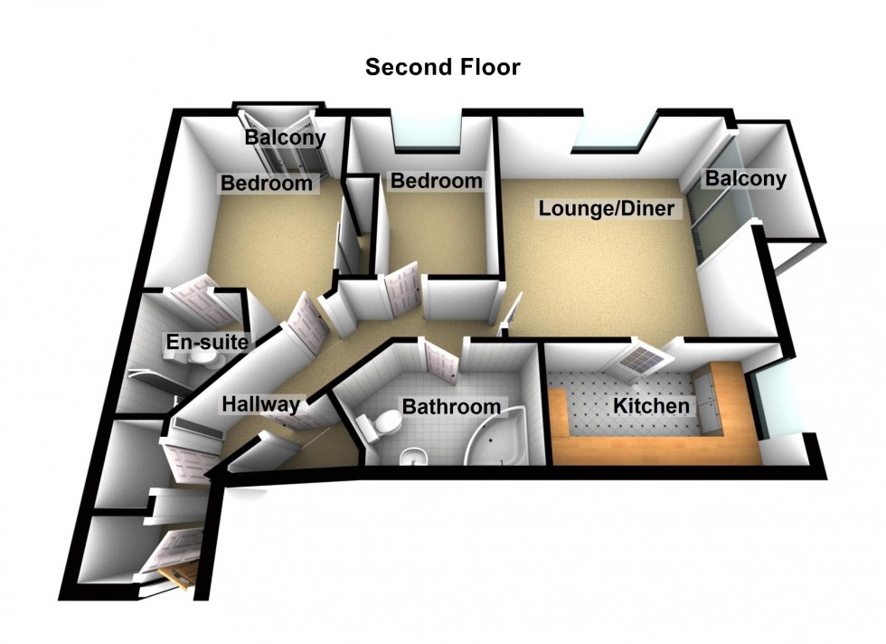 Floorplan for Marriotts Wharf, West Street, Gravesend, DA11