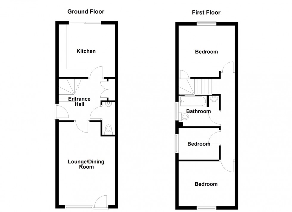 Floorplan for Whitehill Road, Gravesend, Kent, DA12 5PF