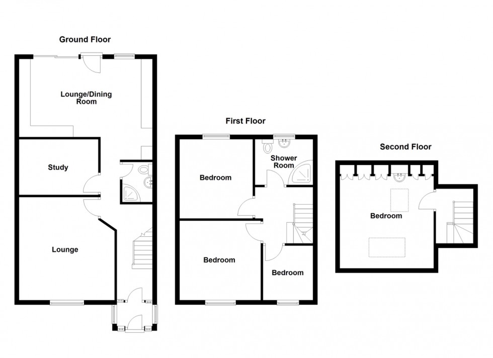 Floorplan for Parrock Avenue, Gravesend, Kent, DA12 1QQ
