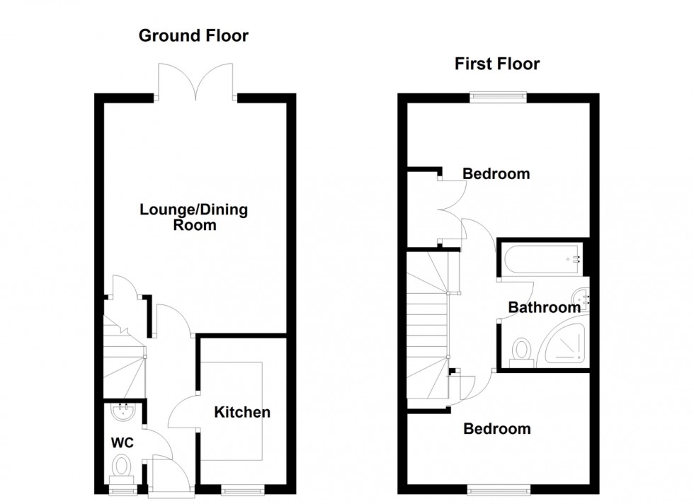 Floorplan for Hardy Avenue, Dartford, Kent, DA1 2FE