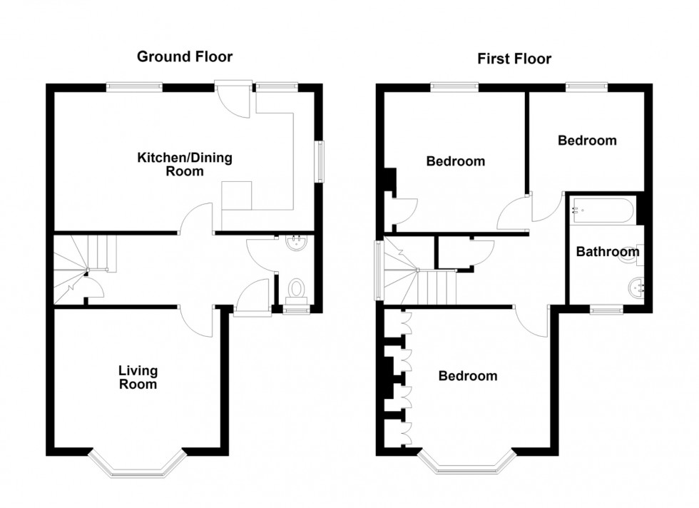 Floorplan for Lamorna Avenue, Gravesend, Kent, DA12