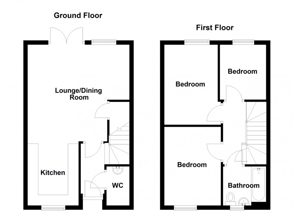 Floorplan for Palmer Avenue, Gravesend, Kent, DA12 5NG
