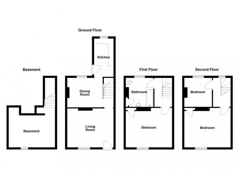 Floorplan for East Terrace, Gravesend, Kent, DA12 2DB