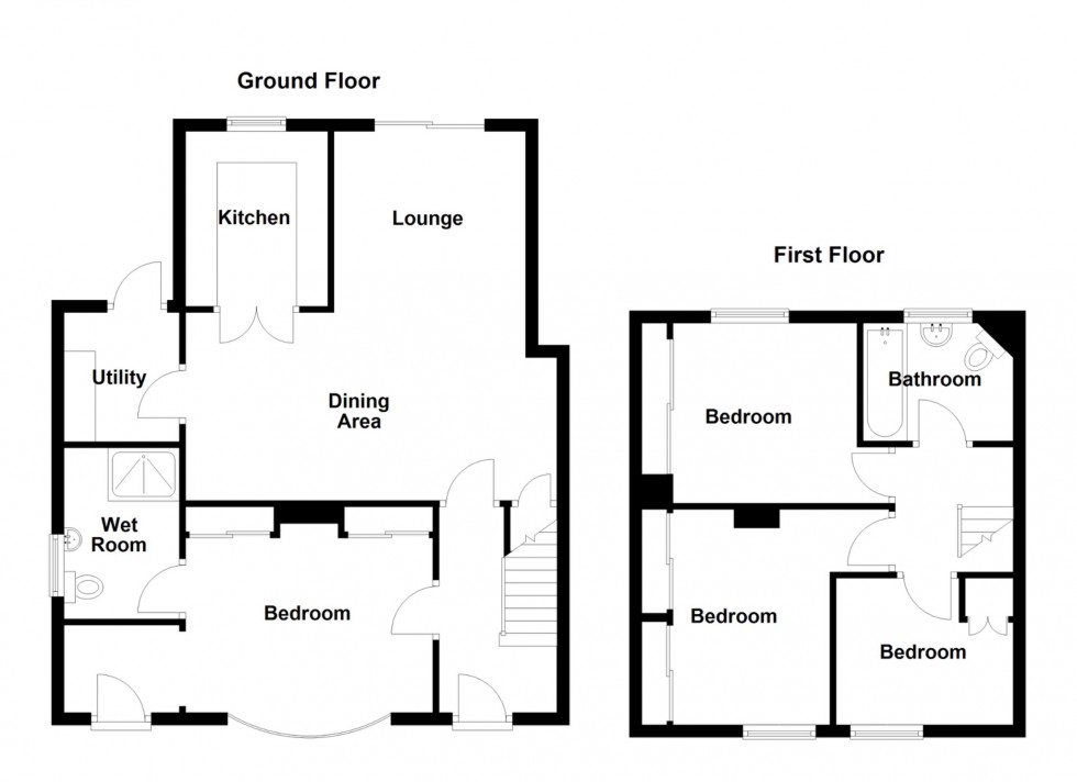 Floorplan for Irvine Road, Higham, Rochester, Kent, ME3 7AA