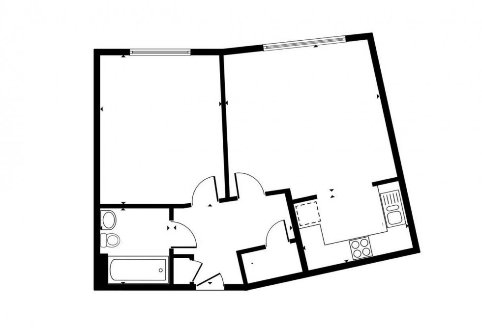 Floorplan for Fisgard Court, Admirals Way, Gravesend, Kent, DA12 2AW