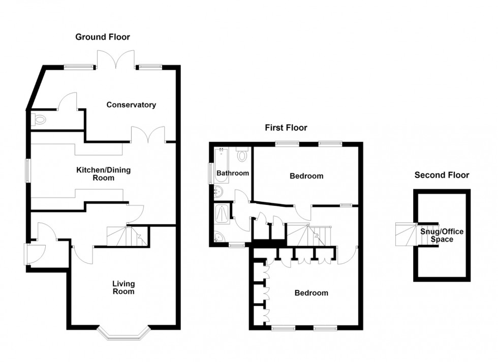 Floorplan for Old Road West, Gravesend, Kent, DA11 0LY
