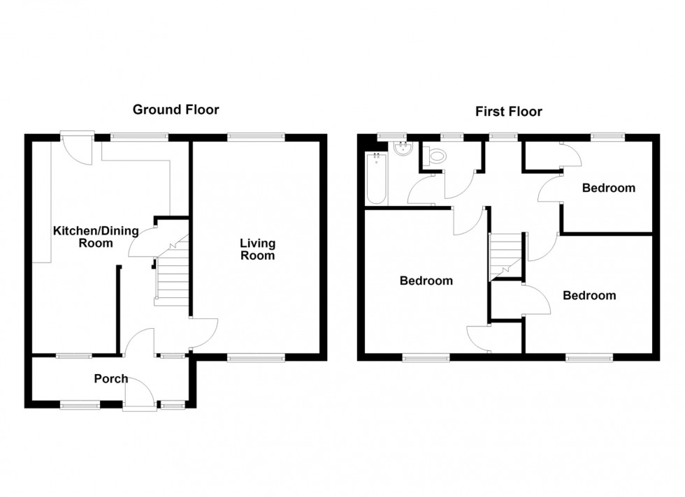 Floorplan for Scott Road, Gravesend, Kent, DA12 5TT