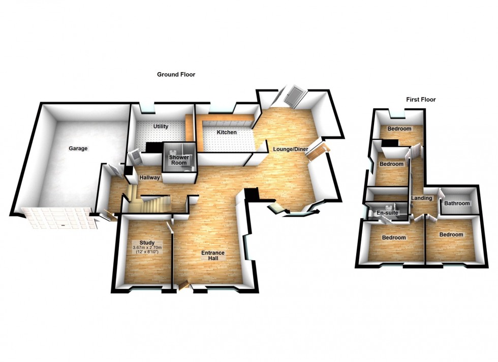 Floorplan for Shrubbery Road, Gravesend, Kent, DA12 1JW