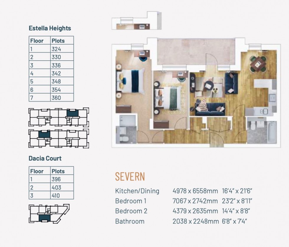 Floorplan for Cable Wharf, Gravesend, Kent, DA11