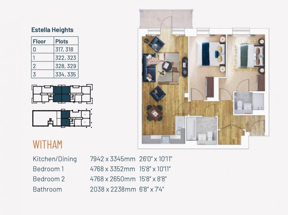 Floorplan for Cable Wharf, Gravesend, Kent, DA11