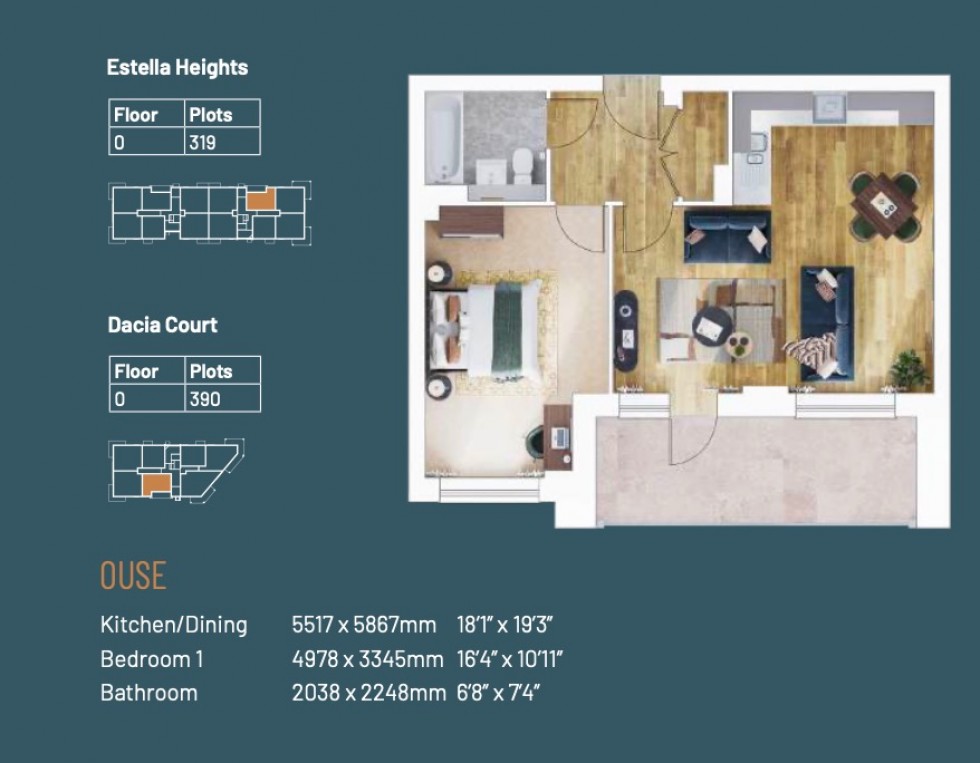 Floorplan for Estella Heights, Cable Wharf, Northfleet, Kent, DA11